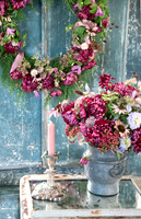 A BUCKETFUL OF LATE SUMMER FLOWERS;MAKES