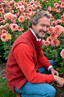 CHATEAU BORDAISIERE;DAHLIAS; photographer Michelle Garrett