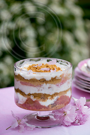 Rhubarb Food;Rhubarb cream crunch