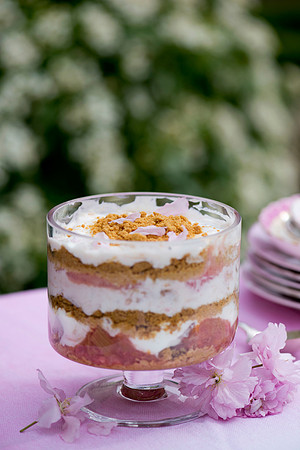 Rhubarb Food;Rhubarb cream crunch
