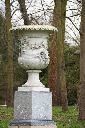 18th century vase depicting 'Springtime'