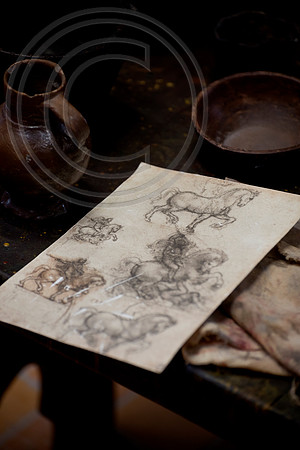 Leonardo's sketches