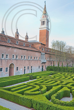 BORGES MAZE, AND SAN GIORGIO CLOCK TOWER
